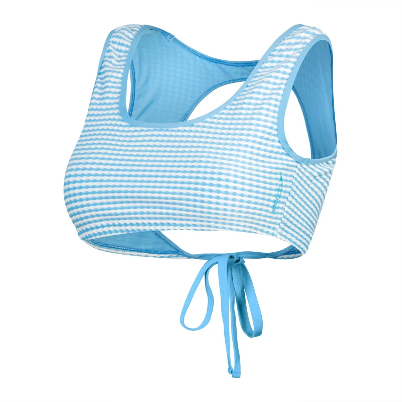 Image of Speedo Wrap Crop Top Performance Bikini Tops 8 (XS) Multi 35242470310