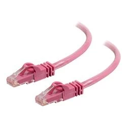 Image of C2G 1m Cat6 550 MHz Snagless Patch Cable - Pink