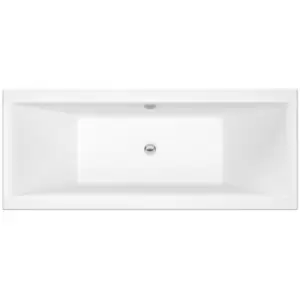 Image of Nuie Asselby Square Double Ended Bath 1700 X 700mm - White