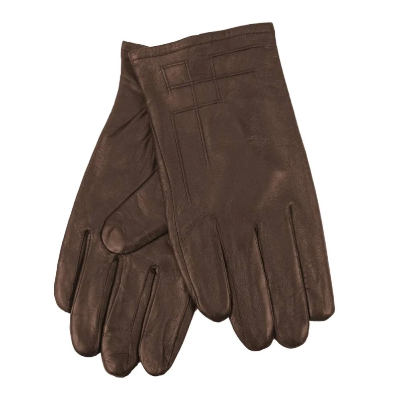 Image of Eastern Counties Leather Mens Leather Glove in Brown Size: Medium Brown Male M