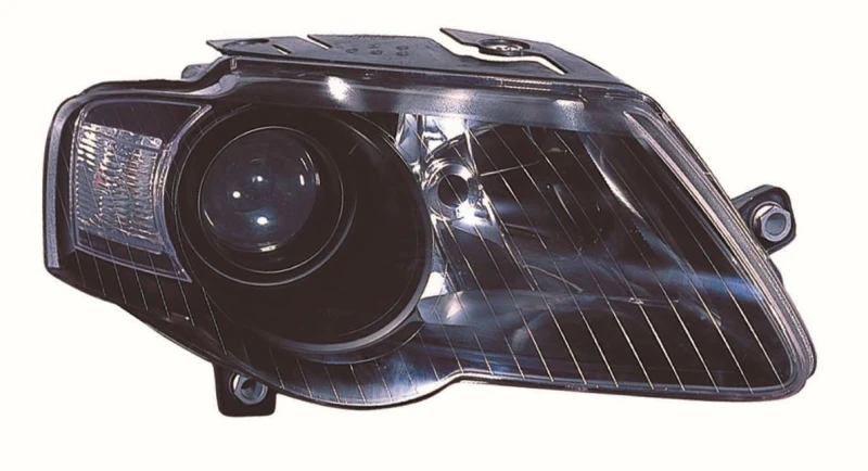 Image of ALKAR 2762118 Headlights H7/H7, with electric motor, Right, Housing with Black interior Headlight (259)