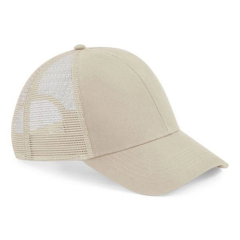 Image of Beechfield Beechfield Men Trucker Cap in Light Sand Light Sand One Size Male 5059699212626