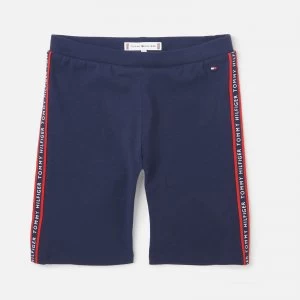 Image of Tommy Hilfiger Girls Essential Cycling Shorts - Navy - 7 Years