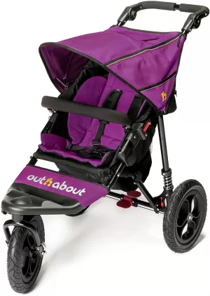 Image of Out n About Nipper Single V4 Pushchair, Purple