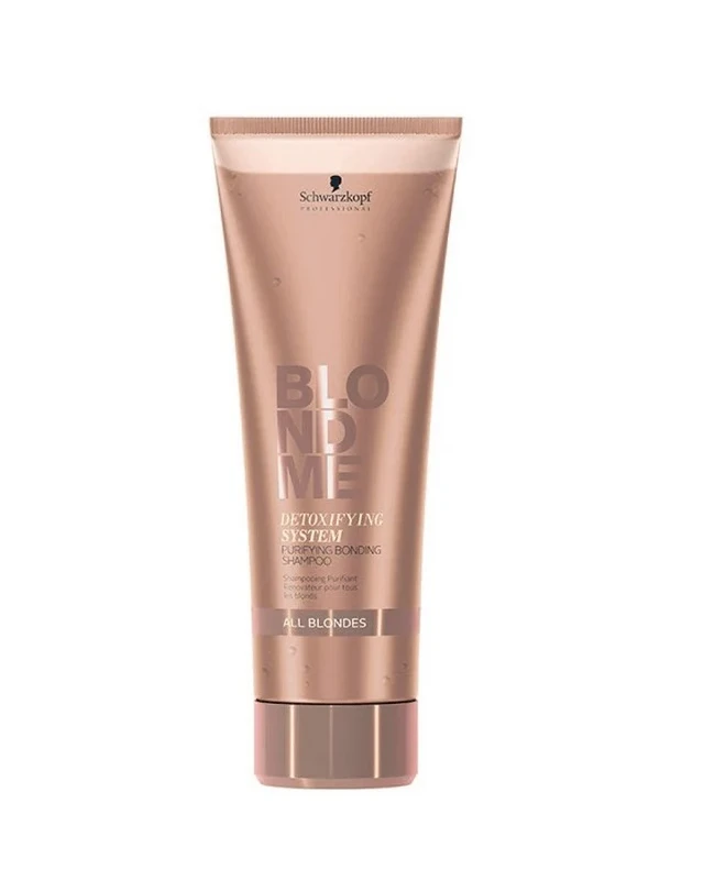 Image of Schwarzkopf Professional BlondMe All Blondes Detoxifying System - Purifying Bonding Shampoo 250ml