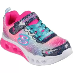 Image of Skechers Girls Flutter Heart Lights Simply Love Trainers UK Size 9.5 (EU 27)
