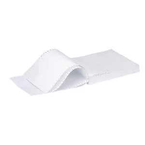 Image of Q-Connect 11x14.5" 1-Part 70gsm Plain Listing Paper Pack of 2000