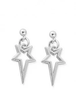 Image of Chlobo Chlobo Sterling Silver North Star Drop Earrings