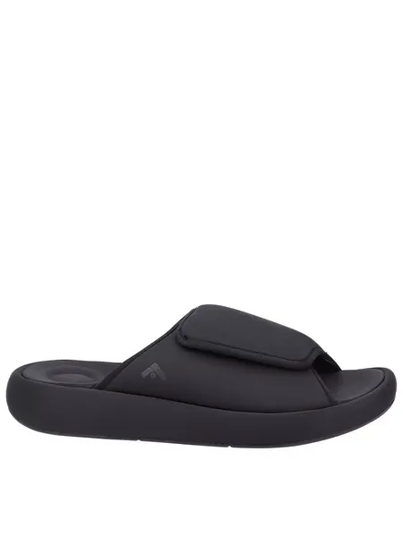Image of Fitflop Womens iQushion City Lightweight Sliders UK Size 4 (EU 37) Black FIT081-BLACK-4