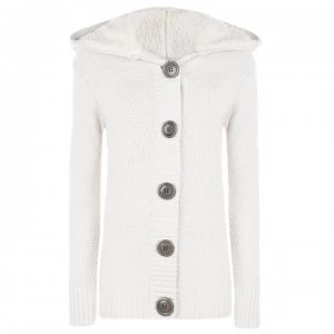 Image of SoulCal Button Knit Jacket Ladies - Cream