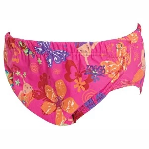 Image of Zoggs Adjustable Swim Nappy Mermaid Flower - 3-24 Months 3-24 Months