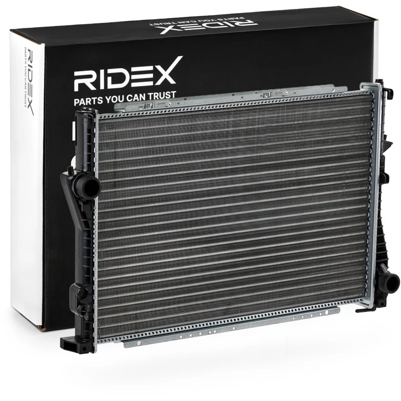 Image of RIDEX 470R0291 Engine radiator Aluminium, Manual-/optional automatic transmission Radiator,engine cooling (470)