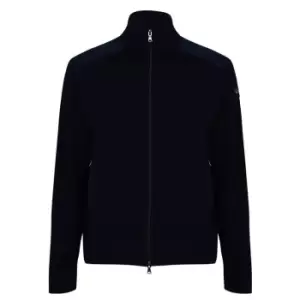 Image of Paul And Shark Marine Full Zip Cardigan - Blue
