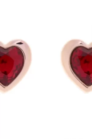 Image of Ted Baker Ladies Rose Gold Plated Crystal Stud Earrings TBJ1654-24-22