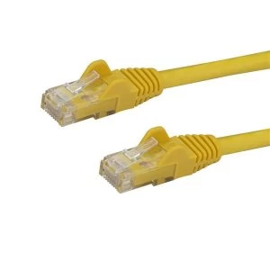 Image of Startech 10ft Yellow Snagless Cat6 UTP PatchCable