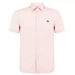 Image of Ted Baker Fonsho Short Sleeve Shirt - Pink