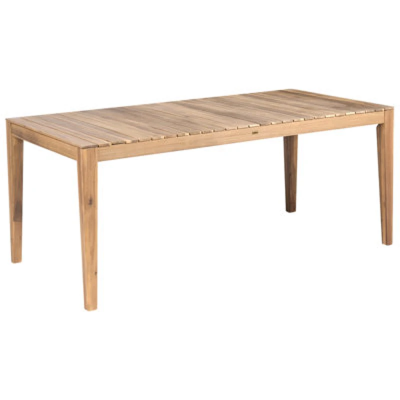 Image of Beliani Garden Dining Table Chioggia 90 Cm 180 Cm Certified Acacia Wood Light Brown