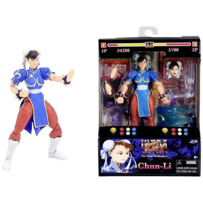 Image of JADA TOYS Jada Toys Street Fighter II Chun-Li 6 Figure 253252026