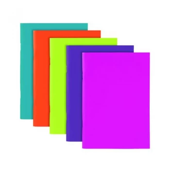 Image of Polypropylene Covered Notebooks A5 40 Sheets Assorted Pack of 10