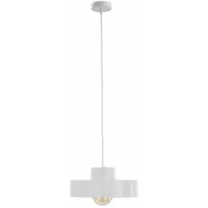 Image of Keter Lighting - Keter Iglo Dome Pendant Ceiling Light White, 30cm, 1x E27