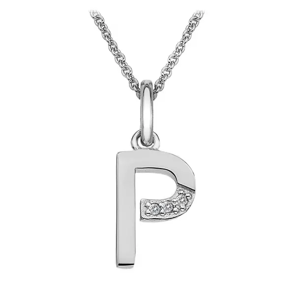 Image of Hot Diamonds P Micro Pendant DP416