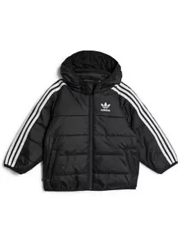 Image of adidas Originals Toddler Kids Adicolor Padded Jacket - Black, Size 3-6 Months, Women