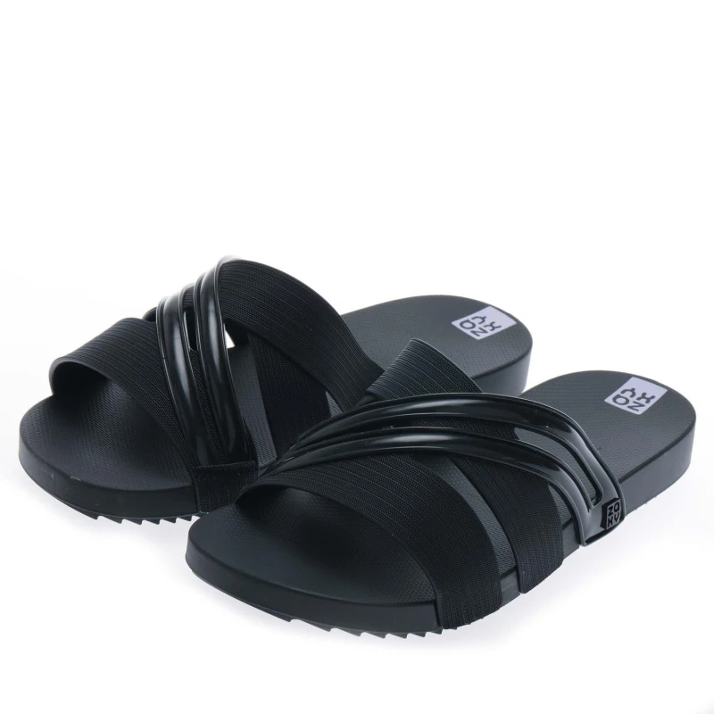 Image of Zaxy Respiro Slide Sandals - Black 3