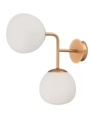 Image of Erich Wall Lamp Brass, 2 Light, E14