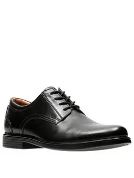 Image of Clarks Un Aldric Lace Shoes - Black, Size 11, Men