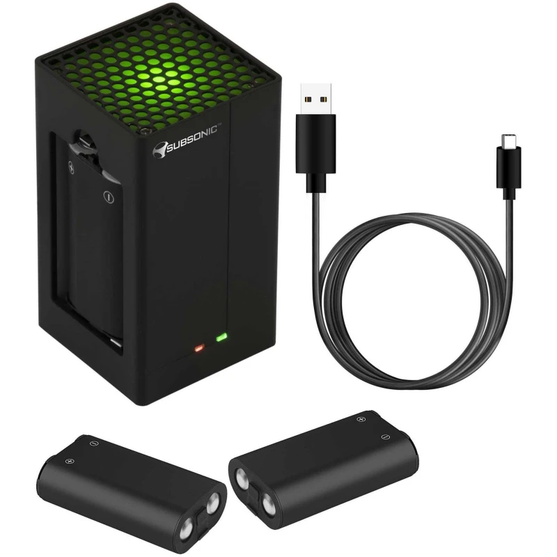 Image of Subsonic Dual Power Pack For XSX Controller Black unisex One Size