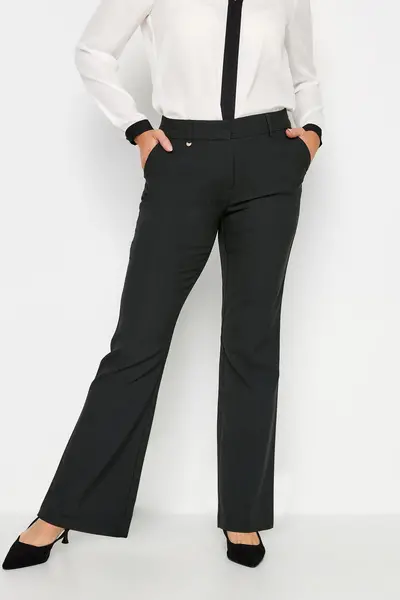 Image of M&Co Bootcut Trousers Black
