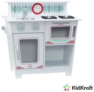 Image of KidKraft Classic Kitchenette Wooden Play Kitchen White