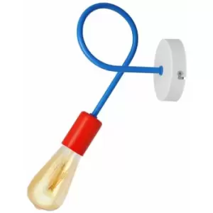 Image of Netlighting Oxford Wall Lamp Blue, Red 25cm