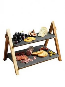 Image of Masterclass Artes&Agrave; Two Tier Serving Stand, 40X30X25Cm