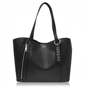 Image of Guess Naya Tote Bag - BLACK BLA