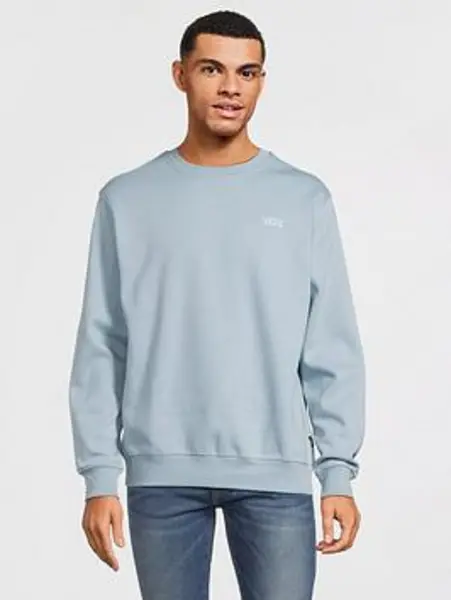 Image of Vans Dusty Blue Core Basic Crew Fleece Sweater