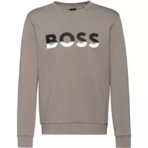 Image of Boss Salbo Crew Sweatshirt - Green