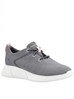 Image of Hush Puppies Makenna Lace Trainers - Grey