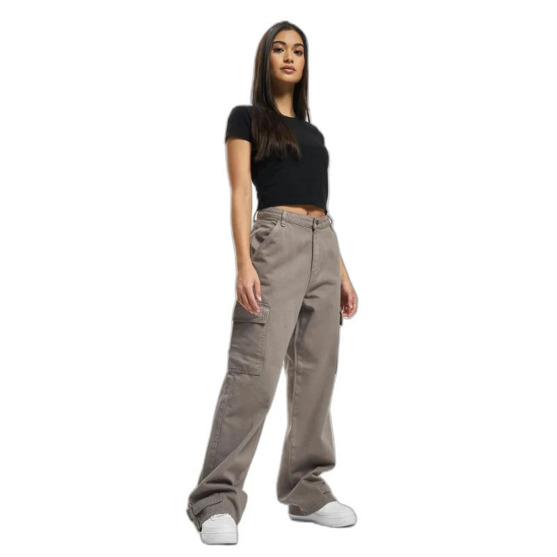 Image of DEF Pants cargo femme DEF Gris Female L