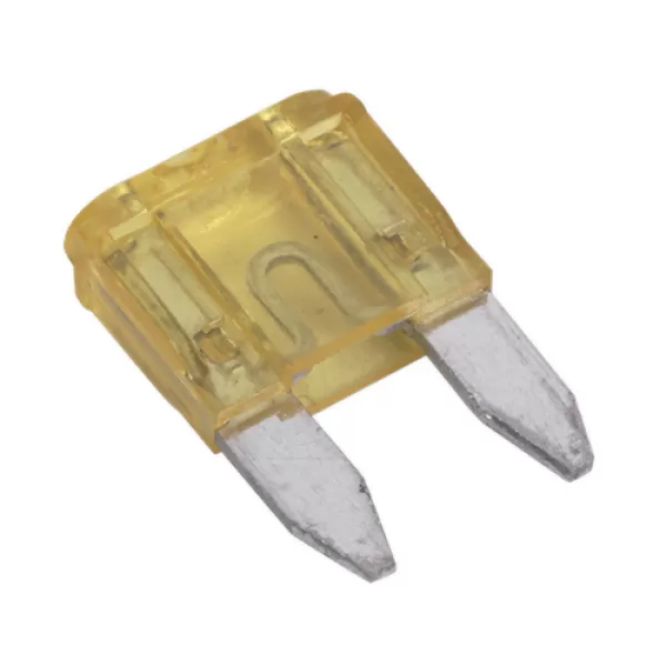 Image of Genuine SEALEY MBF2050 Automotive MINI Blade Fuse 20A Pack of 50