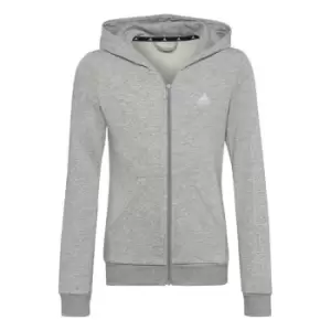Image of adidas Linear Full Zip Hoodie Juniors - Grey