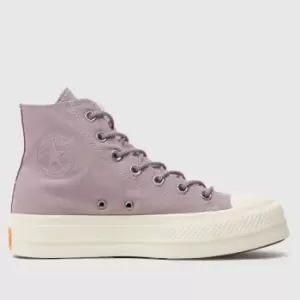 Image of Converse All Star Lift Hi In Lilac