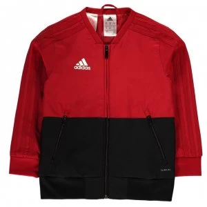 Image of adidas Condivo Presidential Jacket - Red/Black
