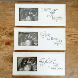 Image of Baby Scan Photo Frame (Set of 3)