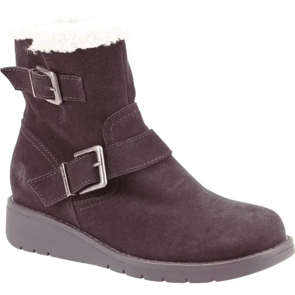 Image of Hush Puppies Womens Lexie Warm Lined Zip Ankle Boots - UK 5 Brown female ES3517BRO5