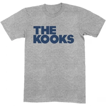Image of Kooks - The - Logo Unisex Medium T-Shirt - Grey