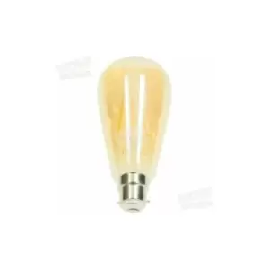 Image of TCP 1 pack Bayonet B22/BC LED 4W 380 Lumens ST64 Vintage Filament Light Bulb