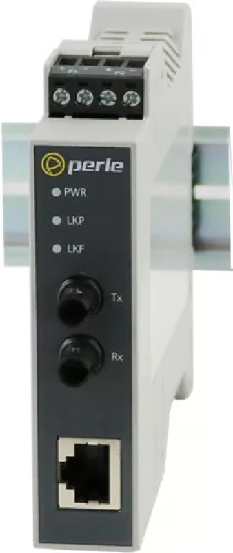 Image of Perle SR-100-ST2 network media converter 1310 nm Multi-mode White. Gre