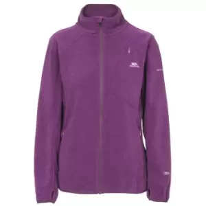 Image of Trespass Womens/Ladies Ciaran Fleece Top (XXS) (Purple Orchid Stripe)