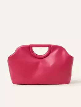Image of Accessorize Grab Handle Clutch, Pink, Women